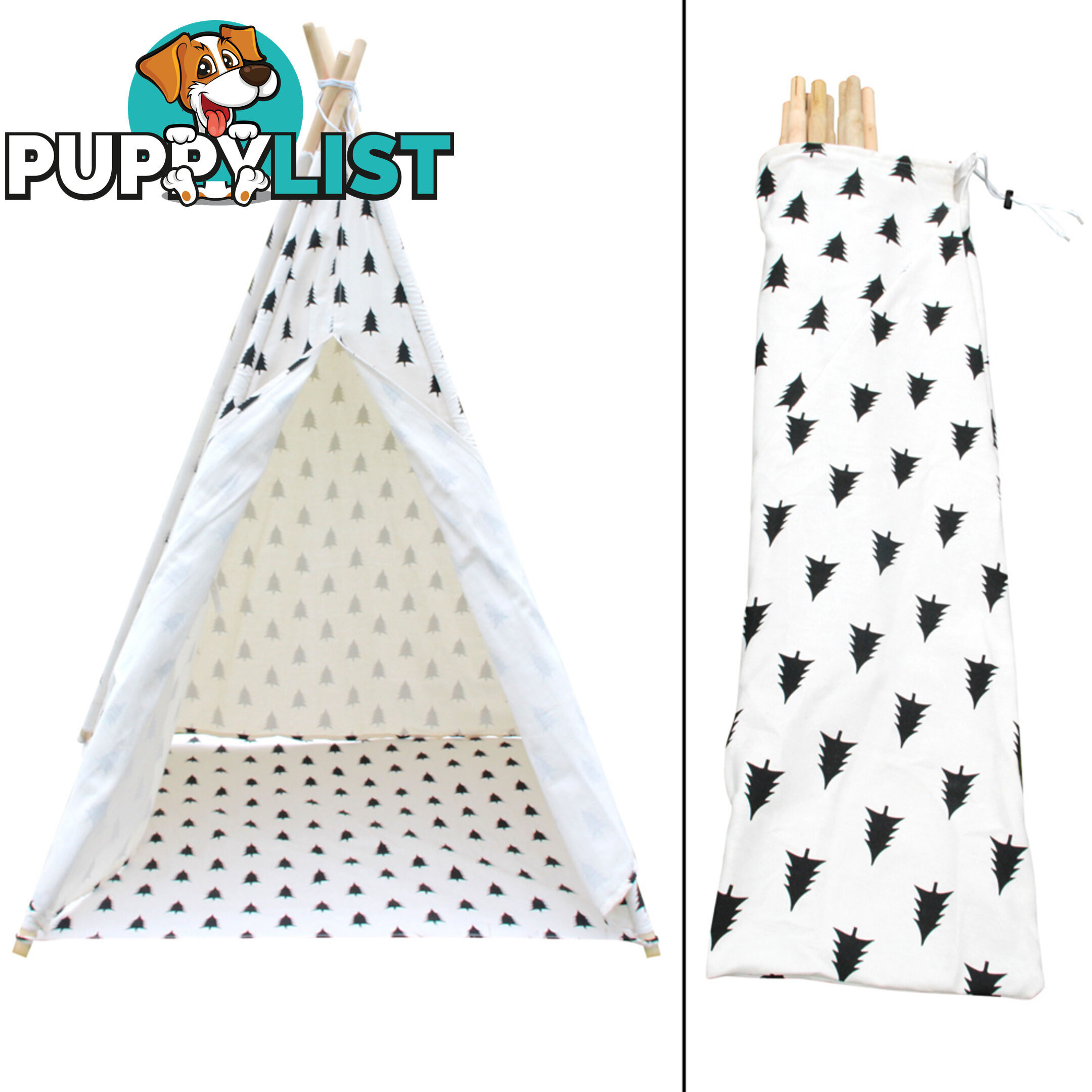 Kids Play Tent Children Canvas Teepee Pretend Playhouse Outdoor Indoor Tipi