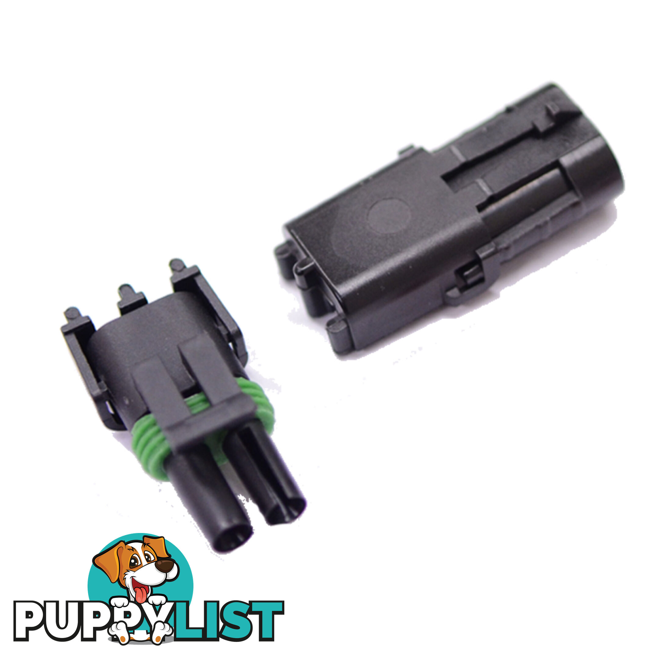 2PCS KITS 2 WAY 1.5MM WATERPROOF AUTO ELECTRICAL WIRE CABLE CONNECTOR PLUG