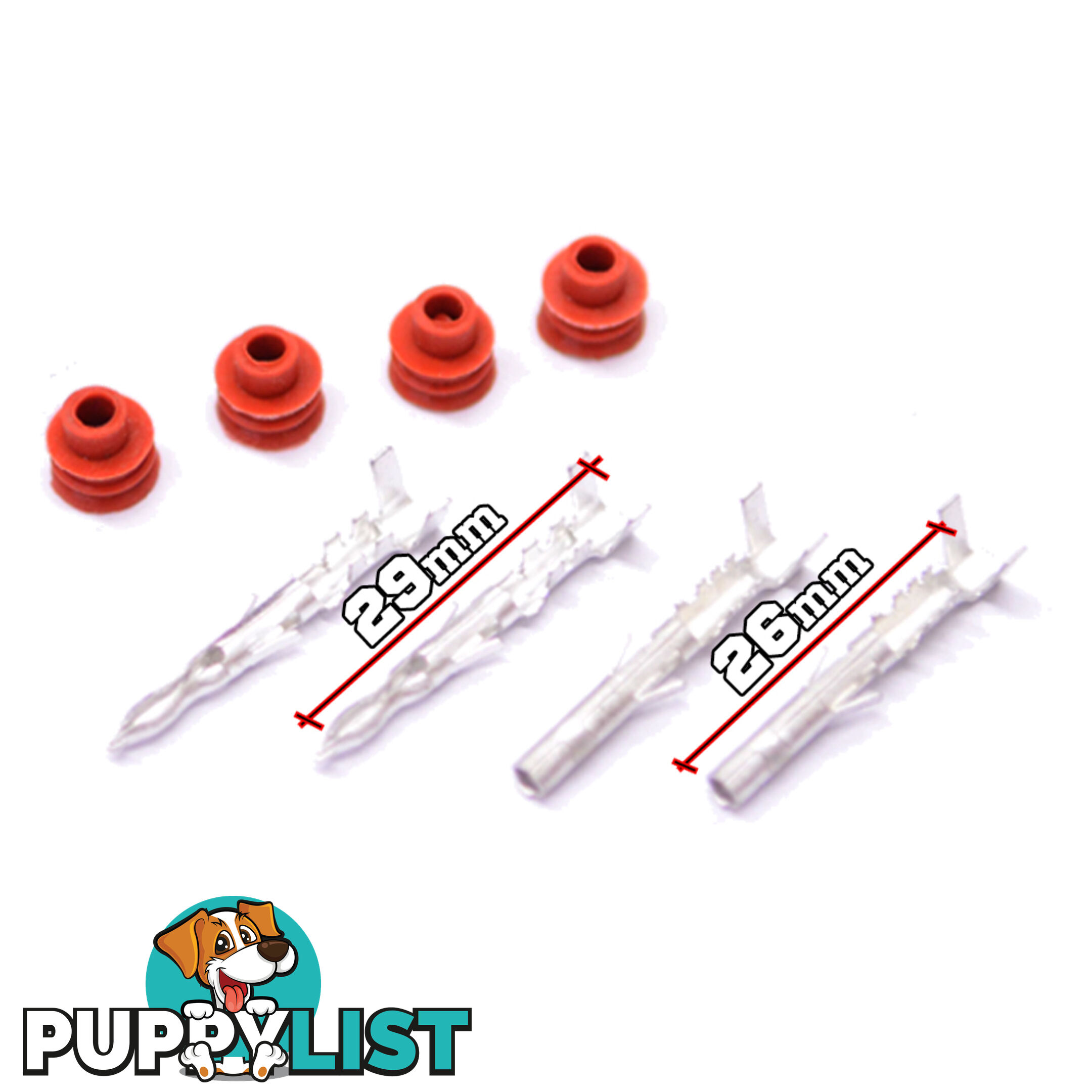 2PCS KITS 2 WAY 1.5MM WATERPROOF AUTO ELECTRICAL WIRE CABLE CONNECTOR PLUG