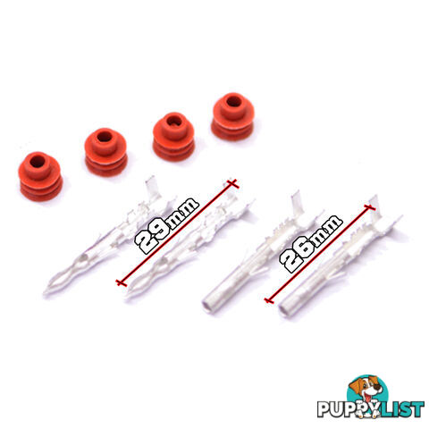 2PCS KITS 2 WAY 1.5MM WATERPROOF AUTO ELECTRICAL WIRE CABLE CONNECTOR PLUG