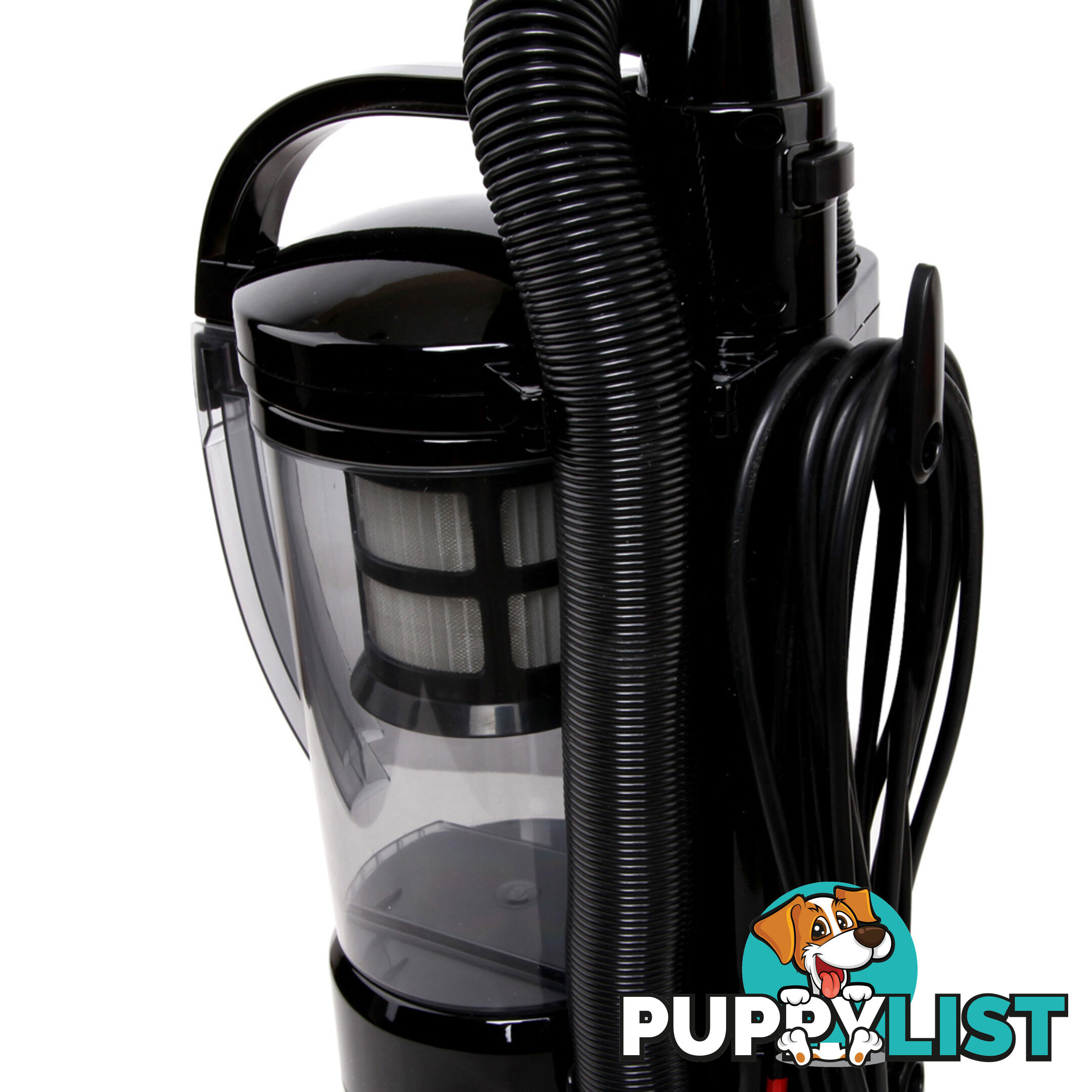 Upright Cyclonic Vacuum Cleaner Bagless HEPA Filter Black