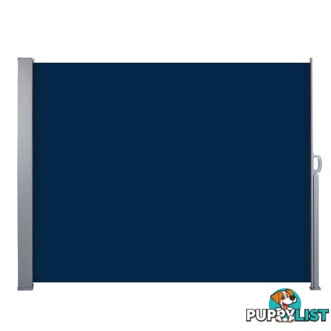 Retractable Side Awning - Blue