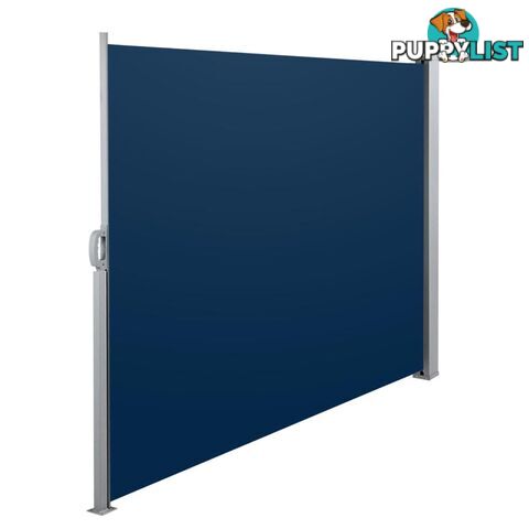 Retractable Side Awning - Blue