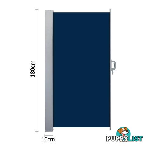 Retractable Side Awning - Blue