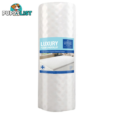 Premium 5cm Egg Crate Mattress Topper Anti-bacterial Underlay Protector Queen