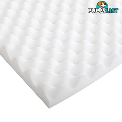 Premium 5cm Egg Crate Mattress Topper Anti-bacterial Underlay Protector Queen