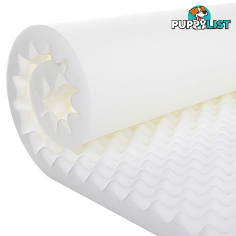 Premium 5cm Egg Crate Mattress Topper Anti-bacterial Underlay Protector Queen