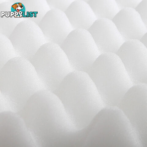 Premium 5cm Egg Crate Mattress Topper Anti-bacterial Underlay Protector Queen