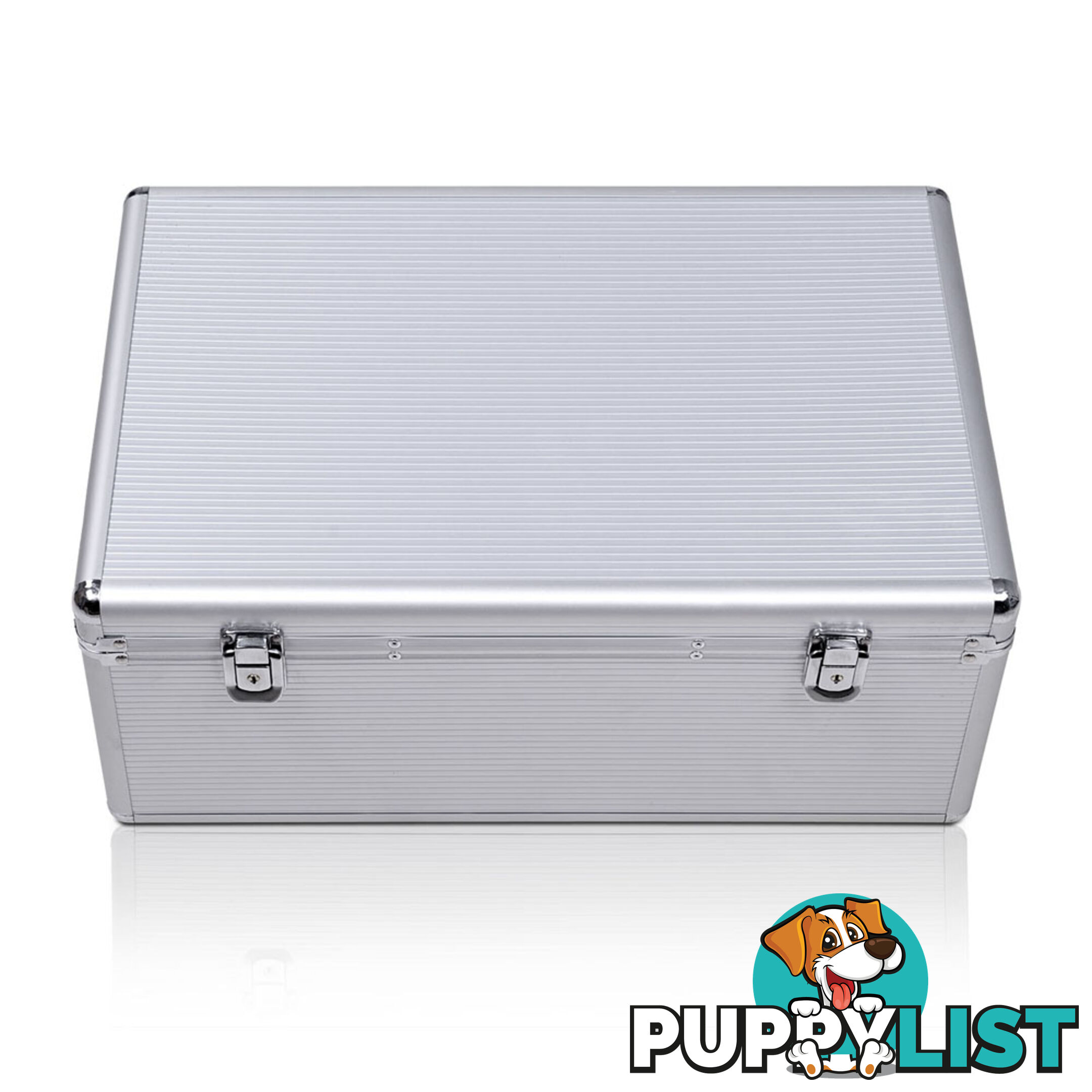 Aluminium CD DVD Bluray Storage Case Lock Box 500 Discs SL Folder Holds