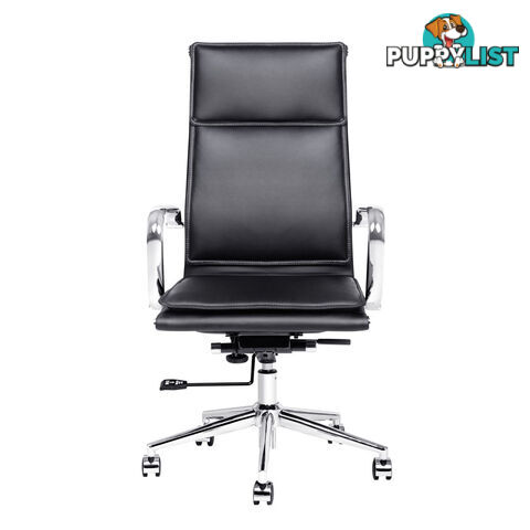 Executive PU Leather Office Computer Armchair Black