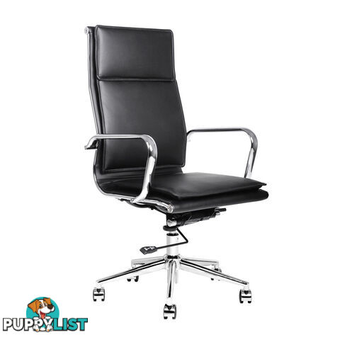 Executive PU Leather Office Computer Armchair Black