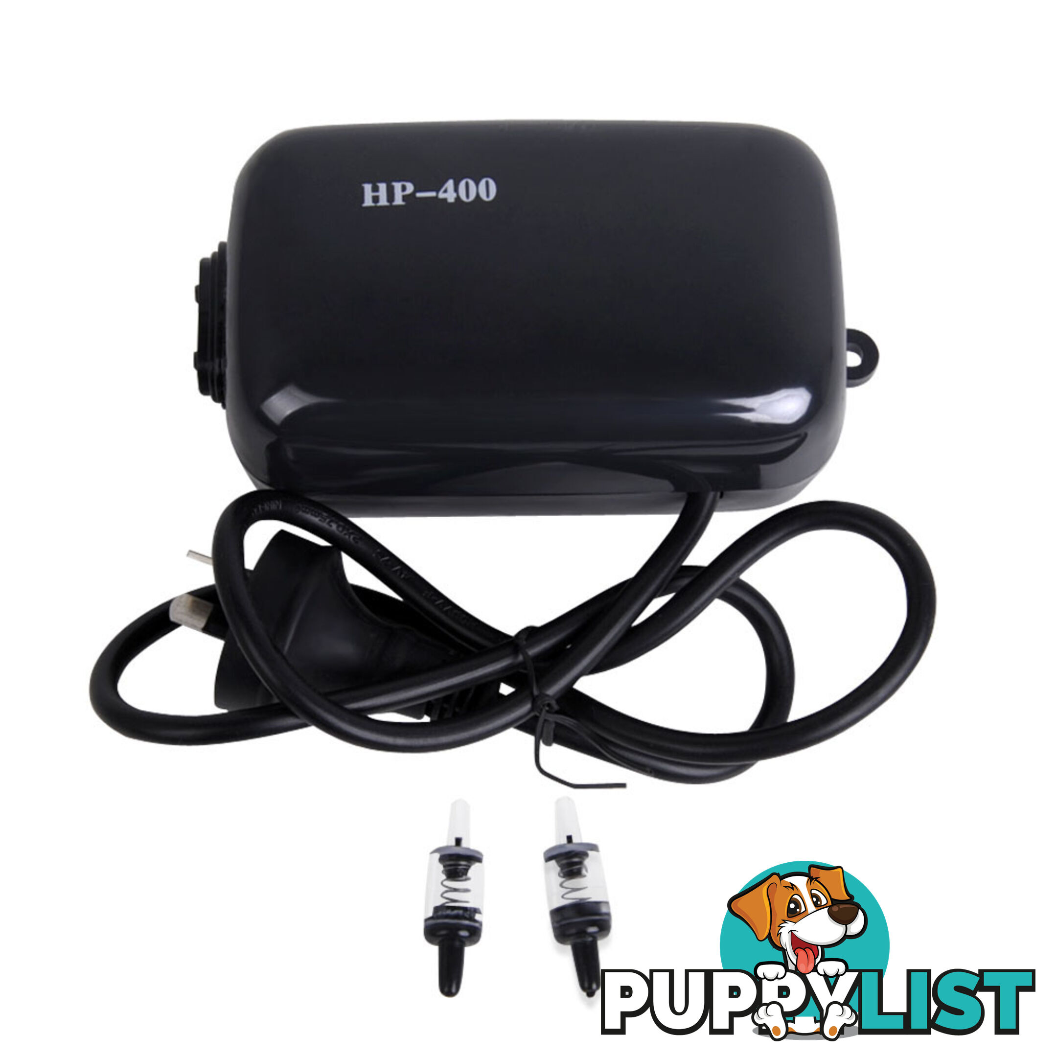 Fish Tank Air Pump Double Outlets Aquarium Aqua Oxygen Fountain Pond Marine