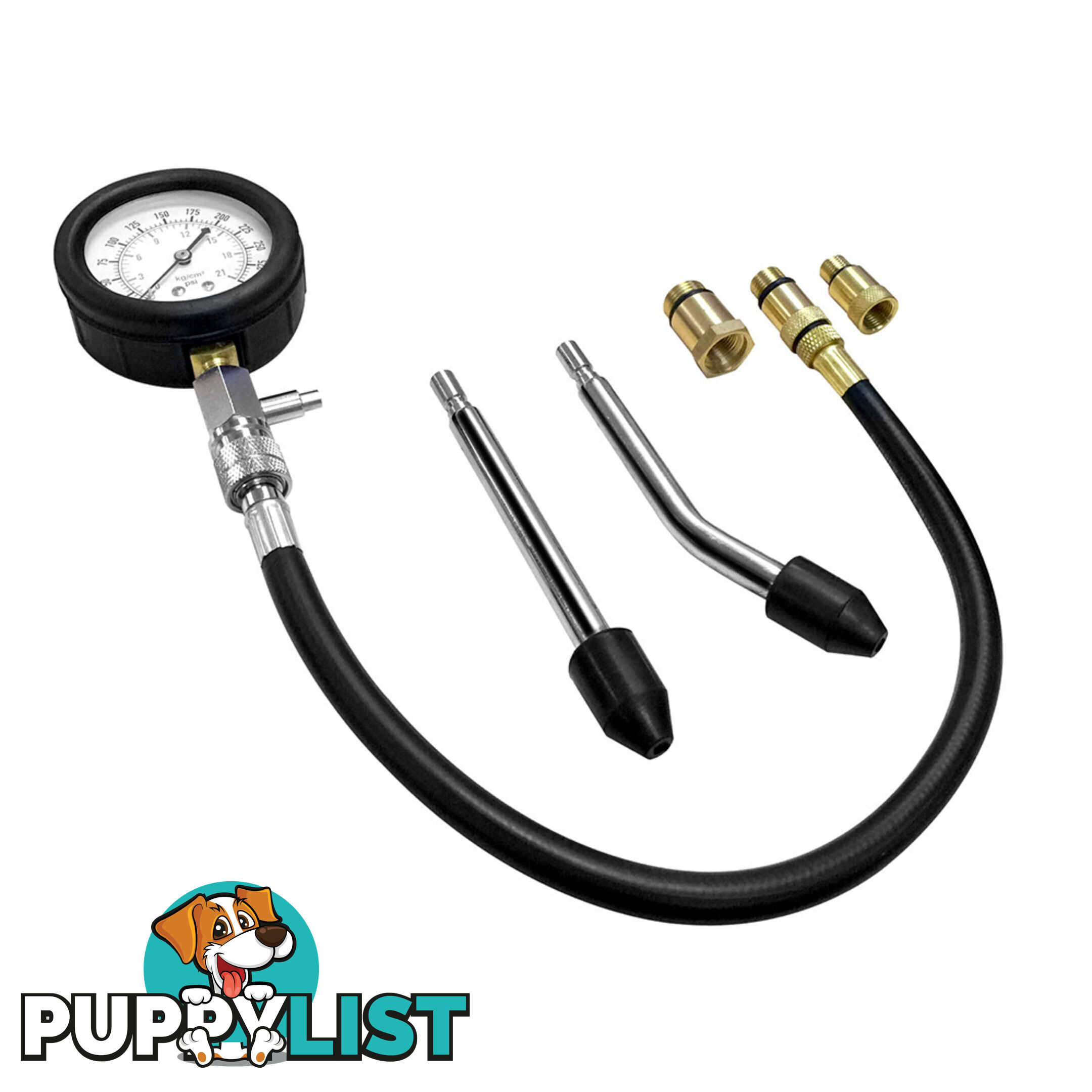 Giantz 9 Pcs Engine Compression Tester Kit