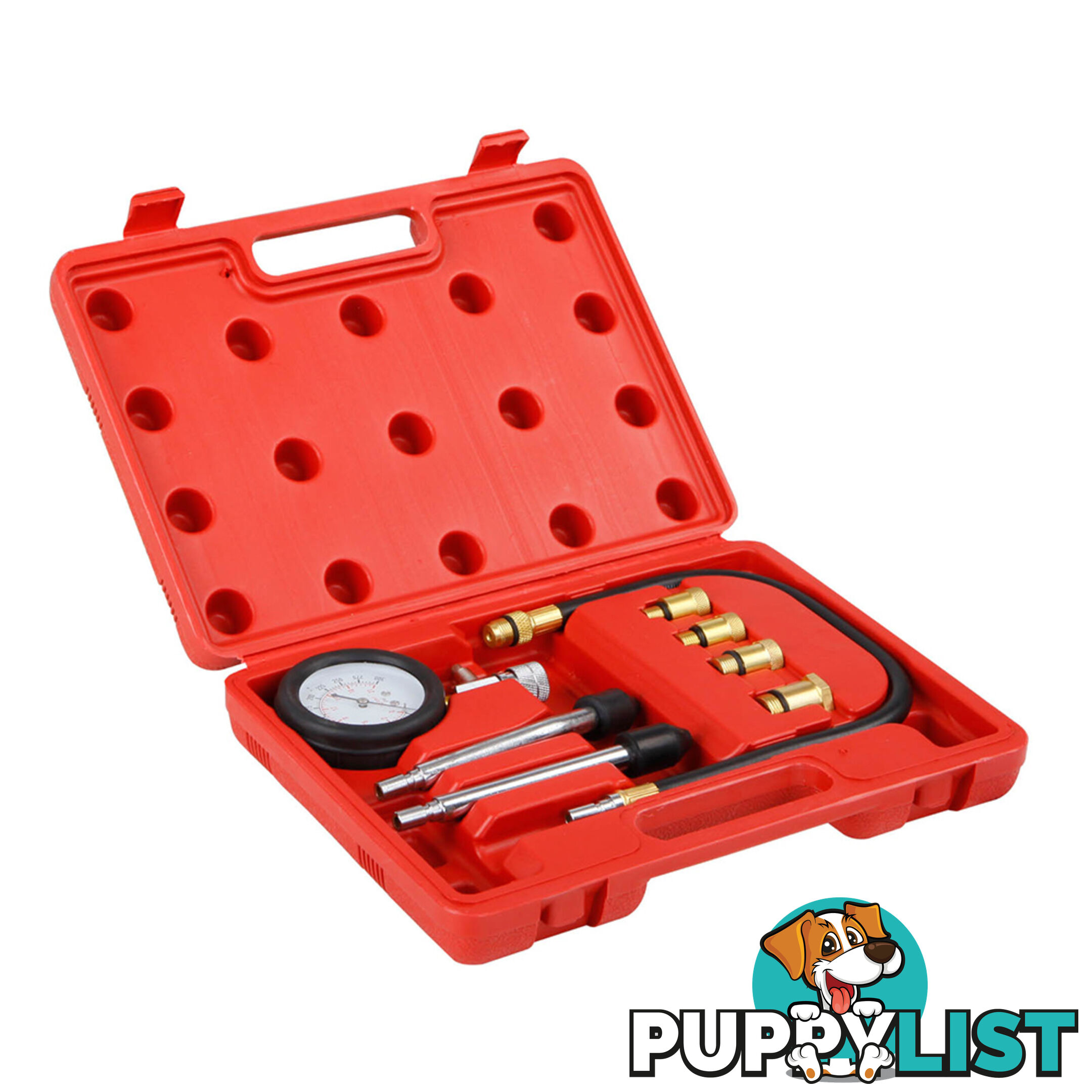Giantz 9 Pcs Engine Compression Tester Kit