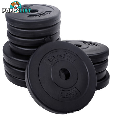 30KG Dumbbell Set Home Gym Fitness Exercise Body Workout Adjustable Weights