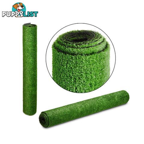 Artificial Grass 10 SQM Polypropylene Lawn Flooring 15mm Green