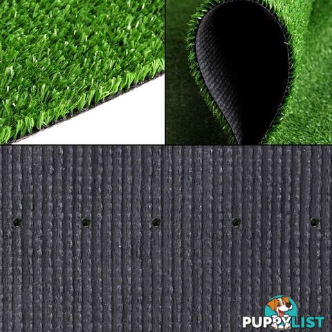 Artificial Grass 10 SQM Polypropylene Lawn Flooring 15mm Green