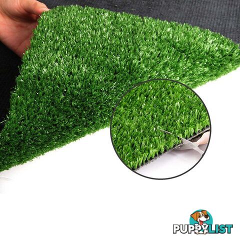 Artificial Grass 10 SQM Polypropylene Lawn Flooring 15mm Green