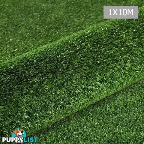 Artificial Grass 10 SQM Polypropylene Lawn Flooring 1X10M Olive Green