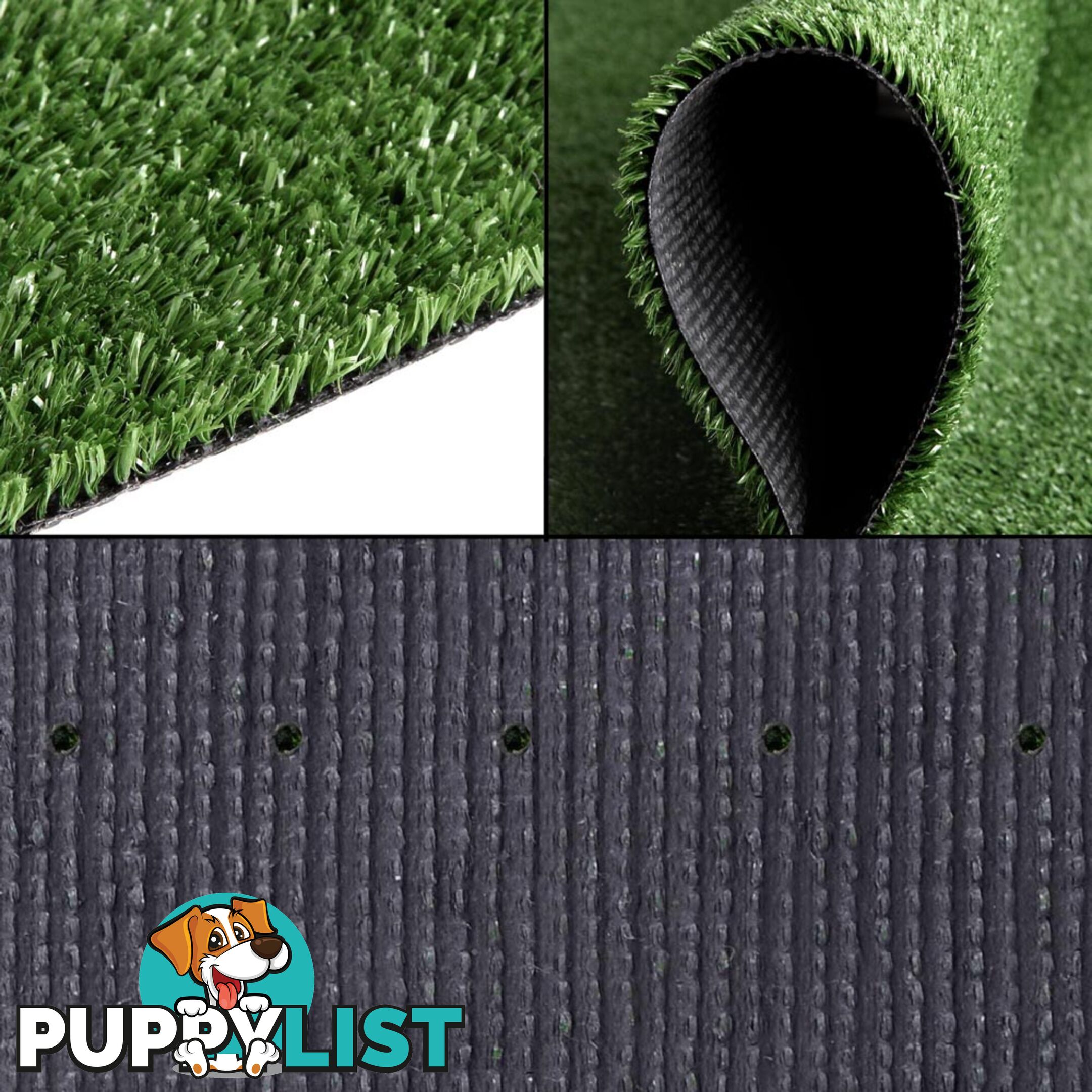 Artificial Grass 10 SQM Polypropylene Lawn Flooring 1X10M Olive Green