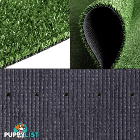 Artificial Grass 10 SQM Polypropylene Lawn Flooring 1X10M Olive Green