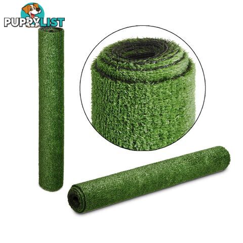 Artificial Grass 10 SQM Polypropylene Lawn Flooring 1X10M Olive Green