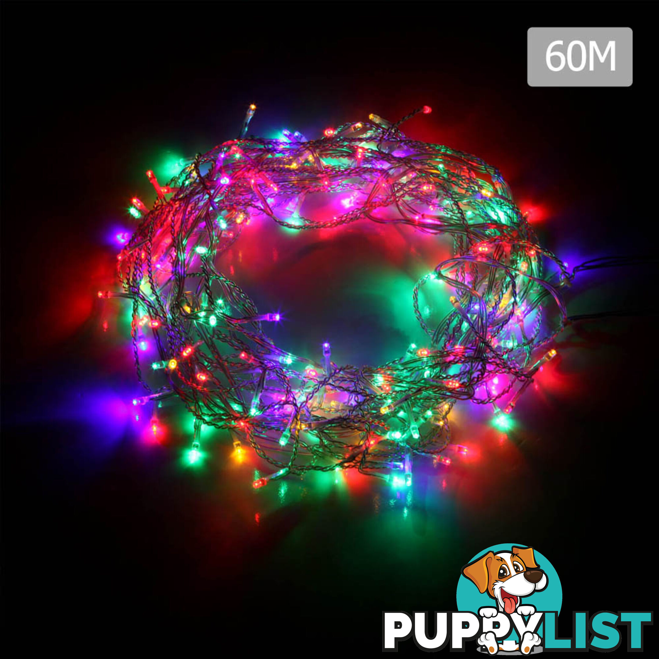 500 LED Fairy Lights Outdoor Christmas Wedding String Party Light Multi Colour