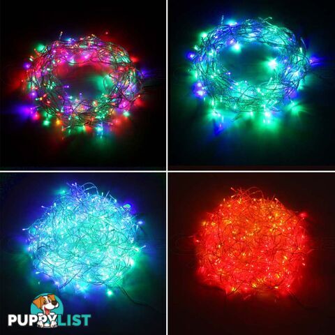 500 LED Fairy Lights Outdoor Christmas Wedding String Party Light Multi Colour