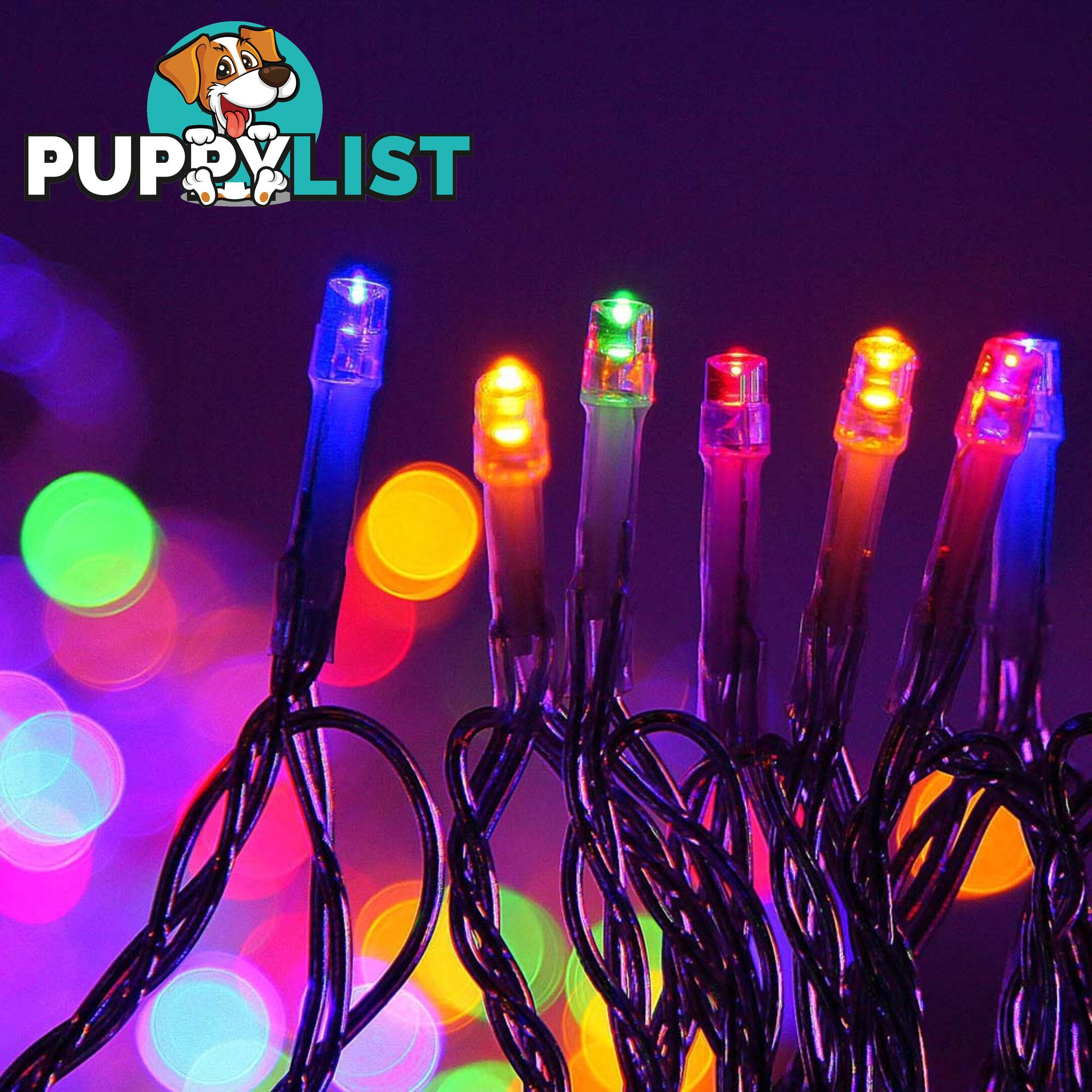 500 LED Fairy Lights Outdoor Christmas Wedding String Party Light Multi Colour