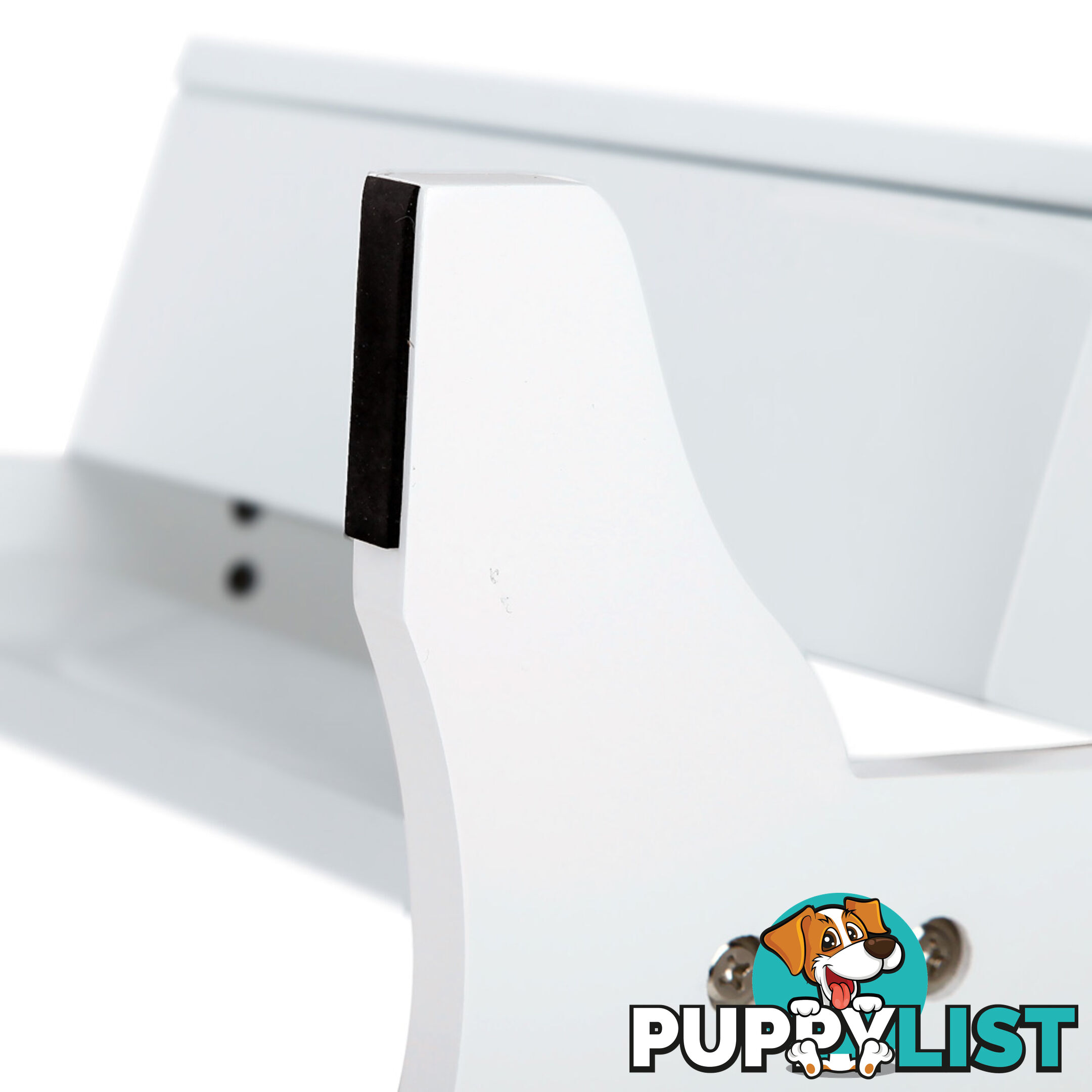 Table top Jewellery Cabinet w/ Mirror White