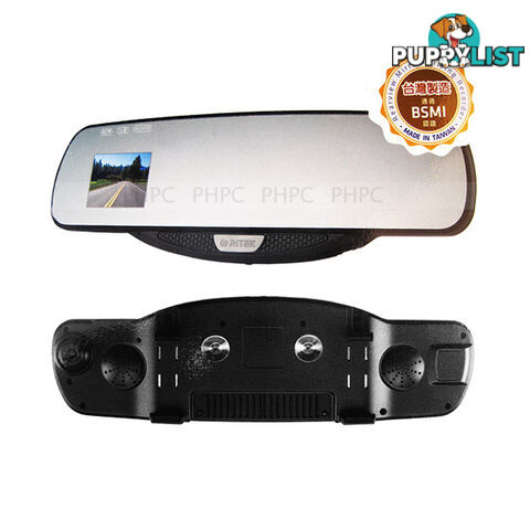 Ritek Full HD 1080 CRMT 01 Rearview Mirror + Driving Recorder