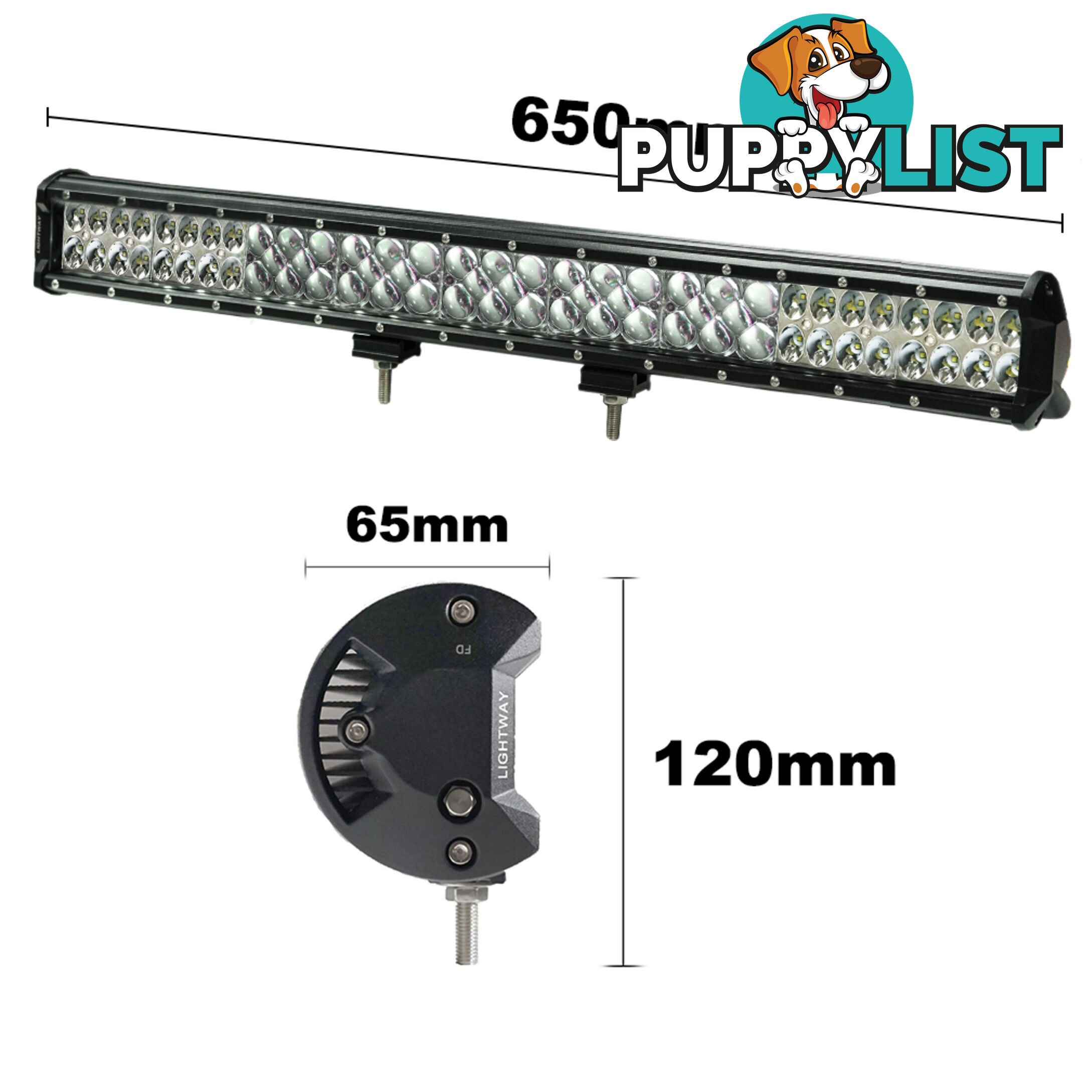 26inch 504W LED Light Bar Flood Spot Combo Work Driving Lamp SUV ATV 4WD Unique