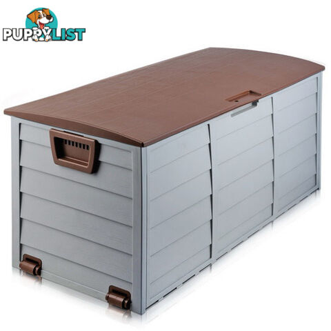 Outdoor Lockable Storage Weatherproof Box Garden Tool Toy Organiser Container