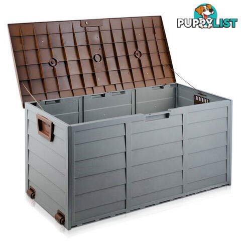 Outdoor Lockable Storage Weatherproof Box Garden Tool Toy Organiser Container