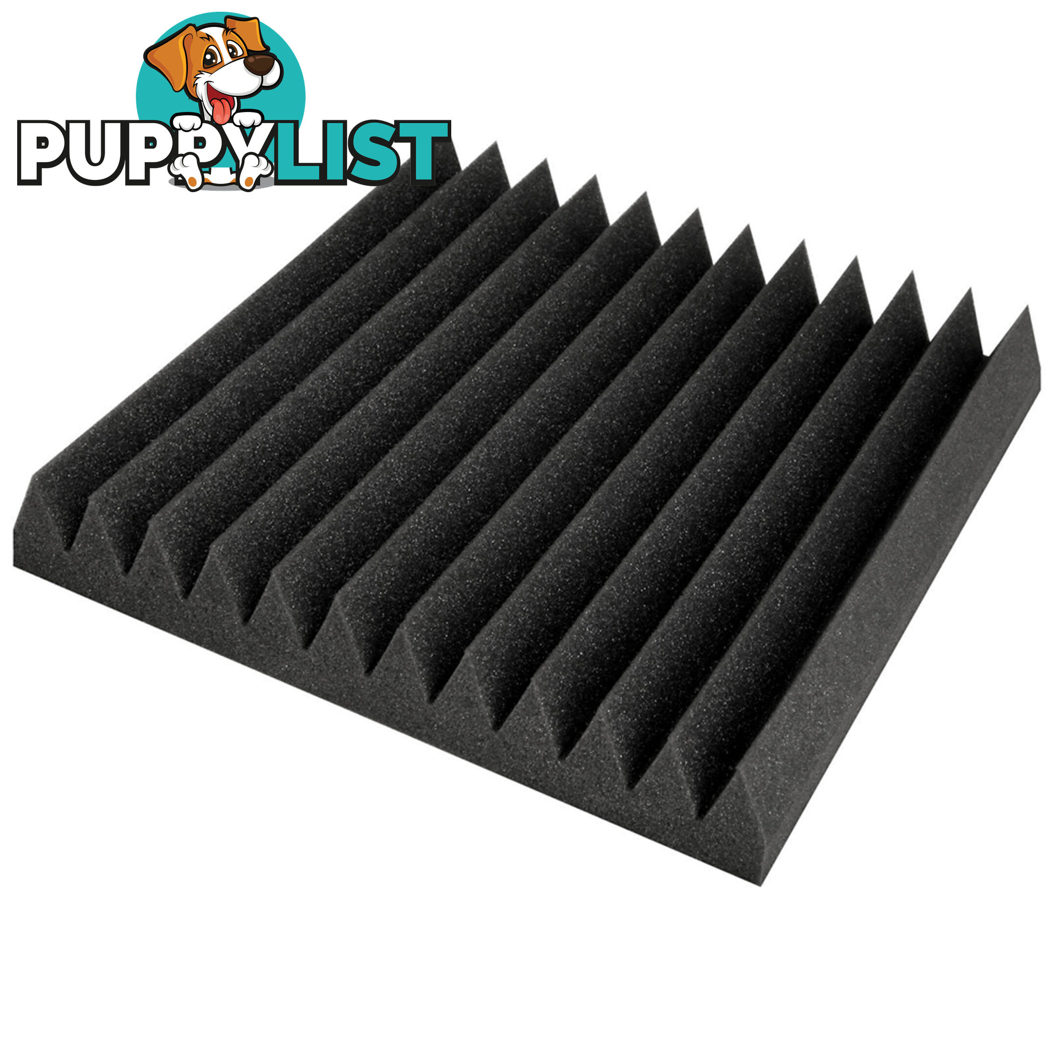 40 x Studio Acoustic Foam Panel Sound Absorption Proofing 12 Teeth Wedge 30x30cm