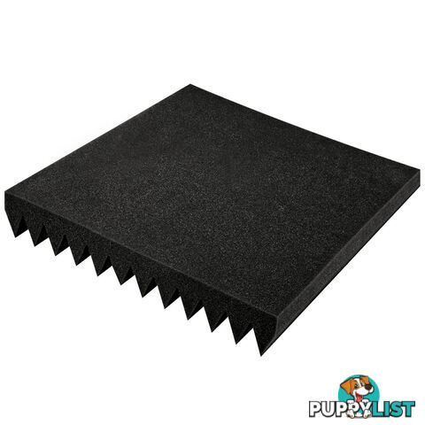 40 x Studio Acoustic Foam Panel Sound Absorption Proofing 12 Teeth Wedge 30x30cm