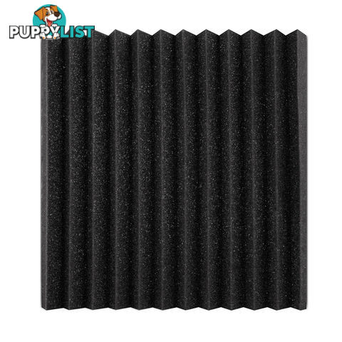 40 x Studio Acoustic Foam Panel Sound Absorption Proofing 12 Teeth Wedge 30x30cm