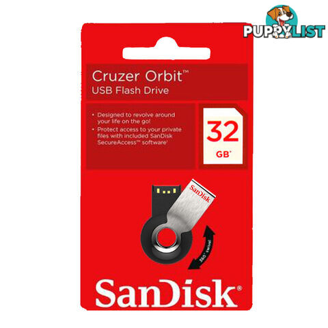 SanDisk Cruzer Orbit CZ58 32GB USB Flash Drive