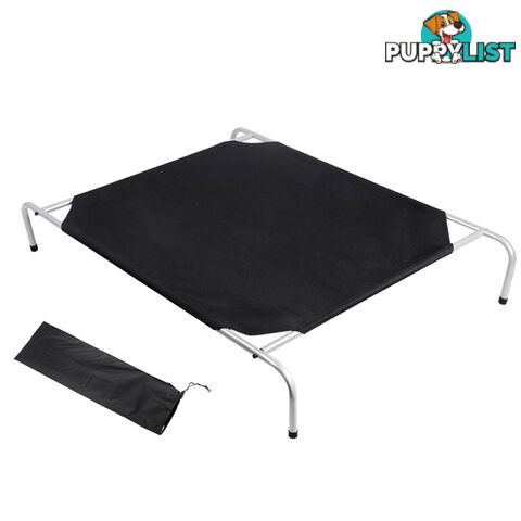 XL Heavy Duty Frame Pet Puppy Bed Dog Cat Trampoline Hammock 130 x 110cm