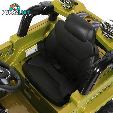 Kids Ride on Car Manual Jeep Children Sports Remote Control Electric Toys Green