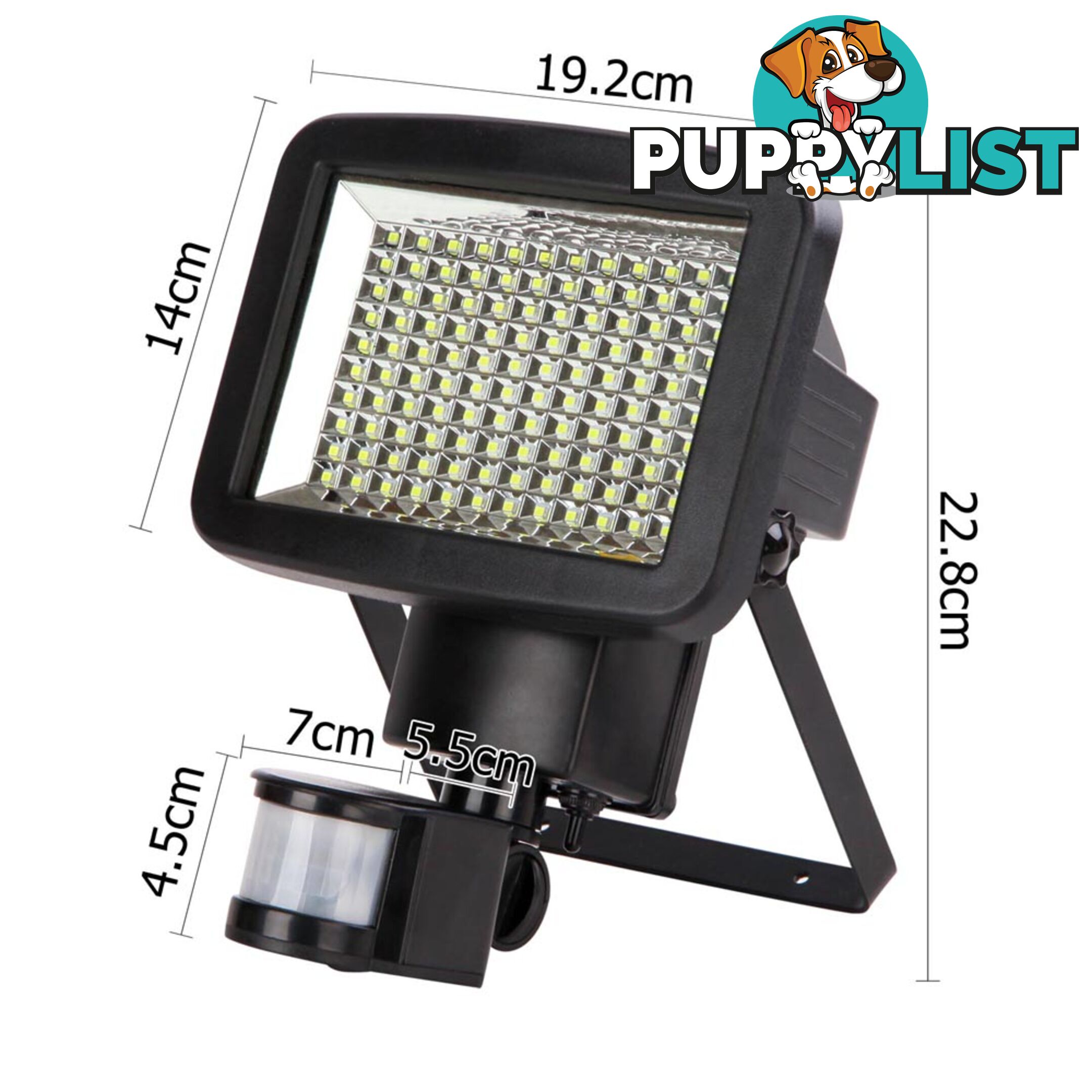 120 LED Solar Sensor Light Garden Flood Outdoor Security Light Motion Detection