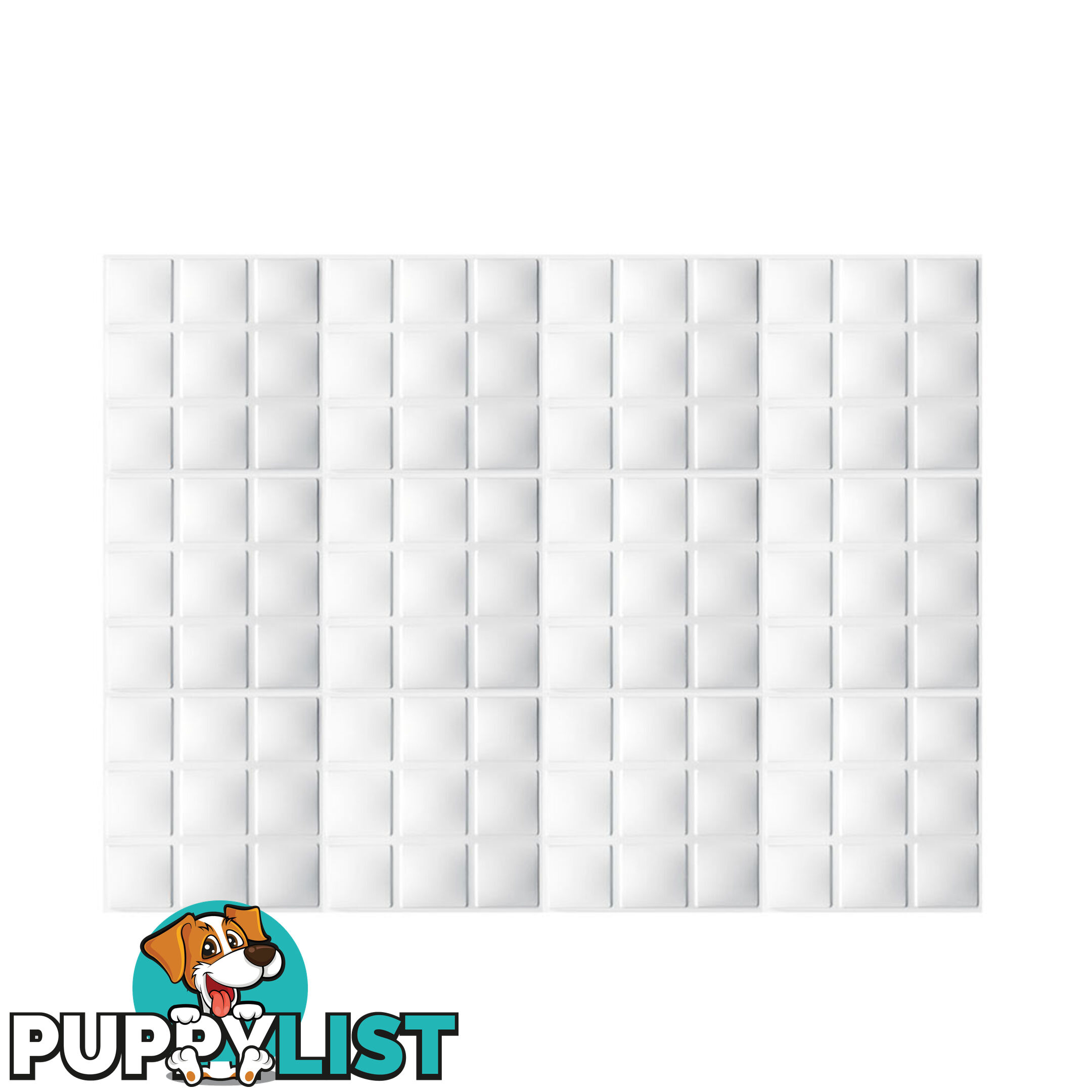 12 Pcs 3D Cube Design Wall Panel