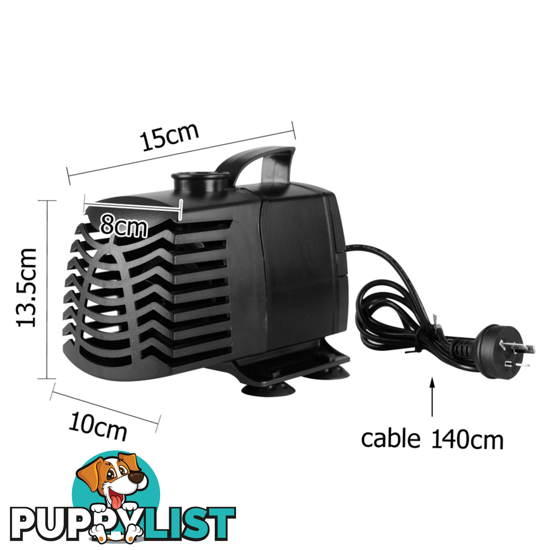 3000LPH Aquarium Fountain Pond Submersible Aqua Marine Water Pump Fish Tank