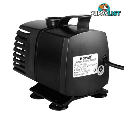 3000LPH Aquarium Fountain Pond Submersible Aqua Marine Water Pump Fish Tank