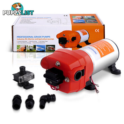 Self Priming 12V DC Diaphragm Water Pump Caravan Boat Garden 40PSI 17L/Min