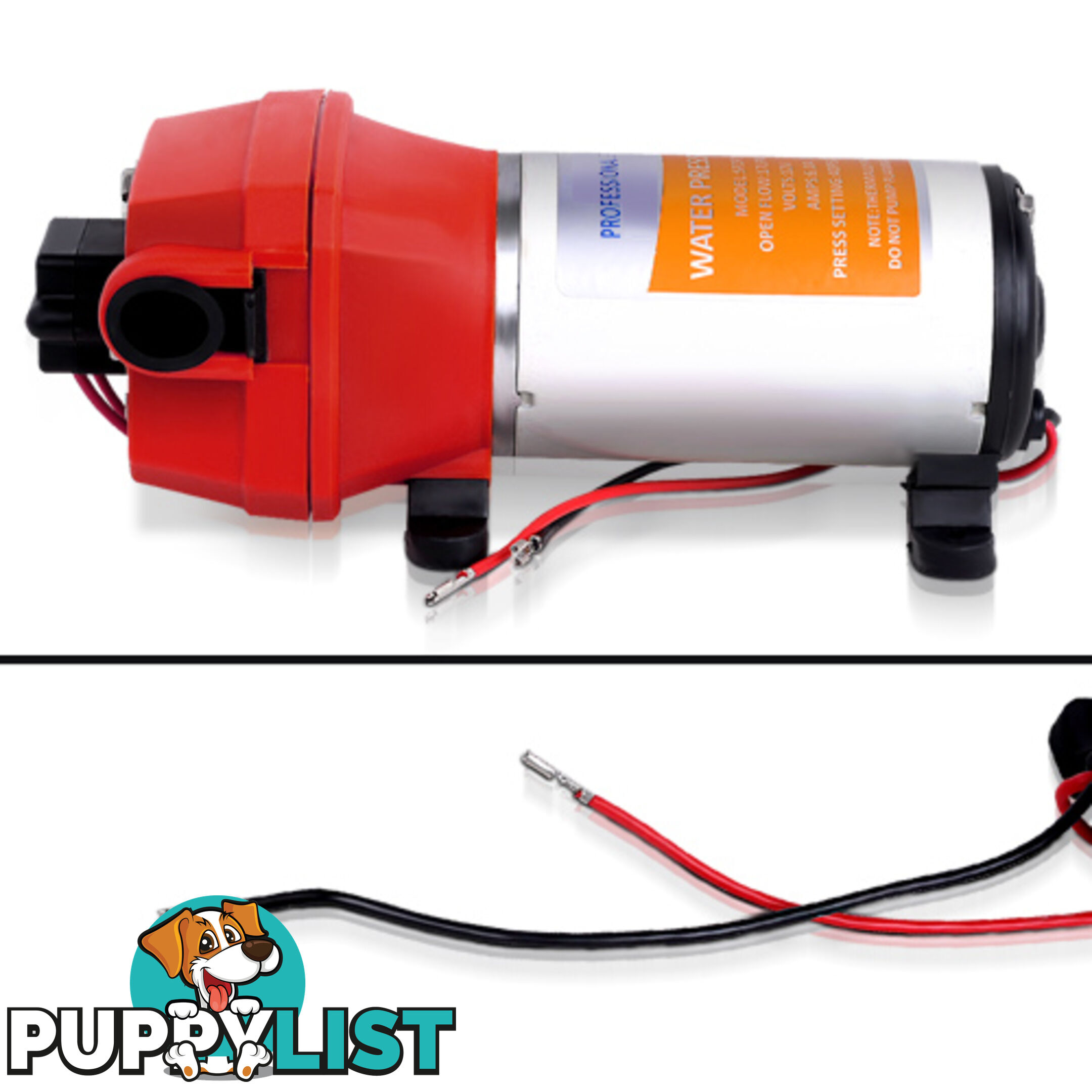 Self Priming 12V DC Diaphragm Water Pump Caravan Boat Garden 40PSI 17L/Min