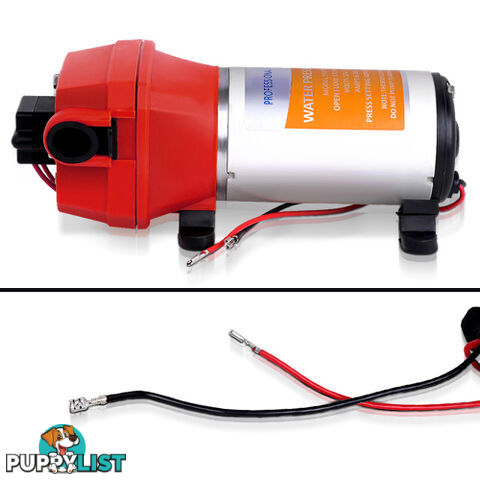 Self Priming 12V DC Diaphragm Water Pump Caravan Boat Garden 40PSI 17L/Min