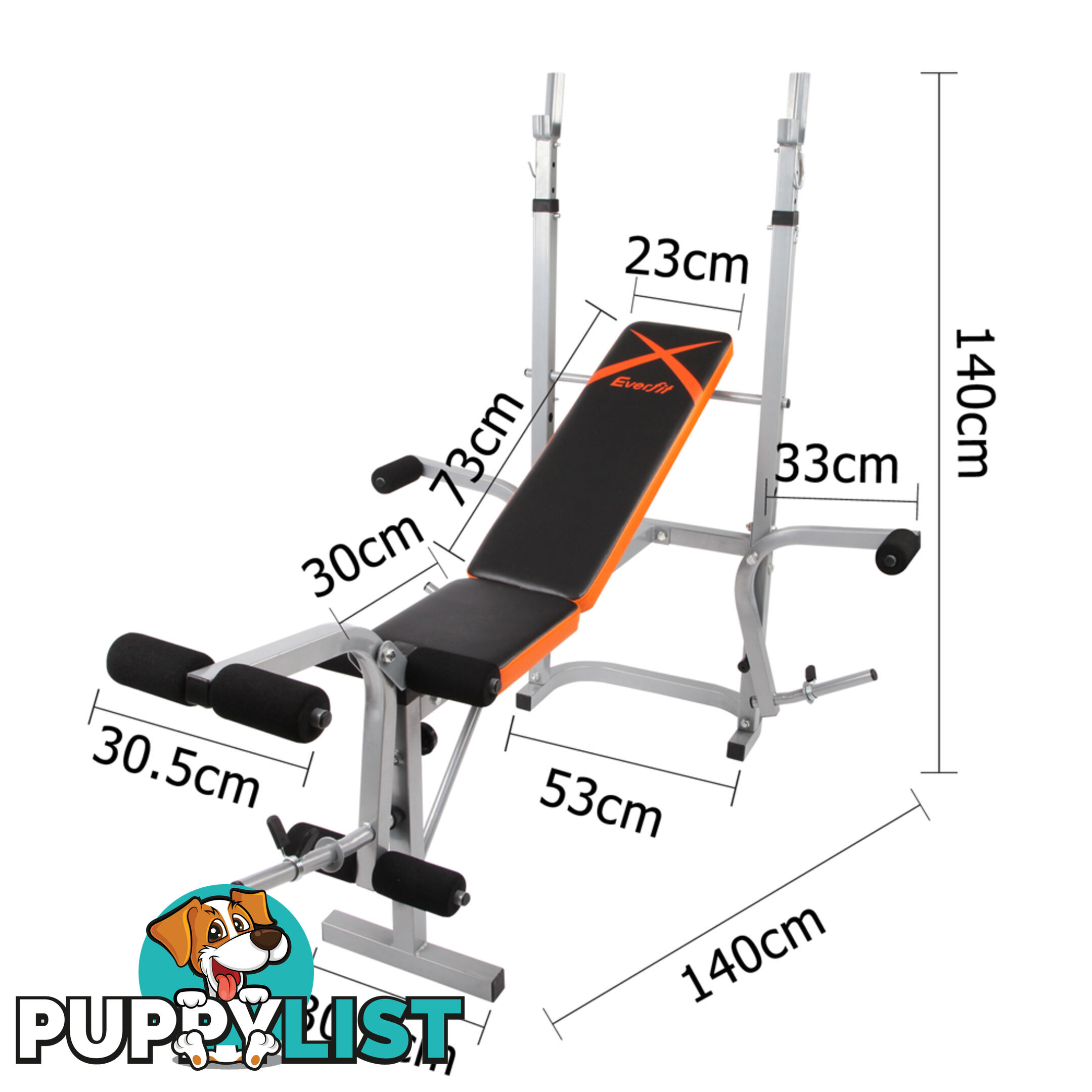 Adjustable Home Gym Multi-Station Weights Bench