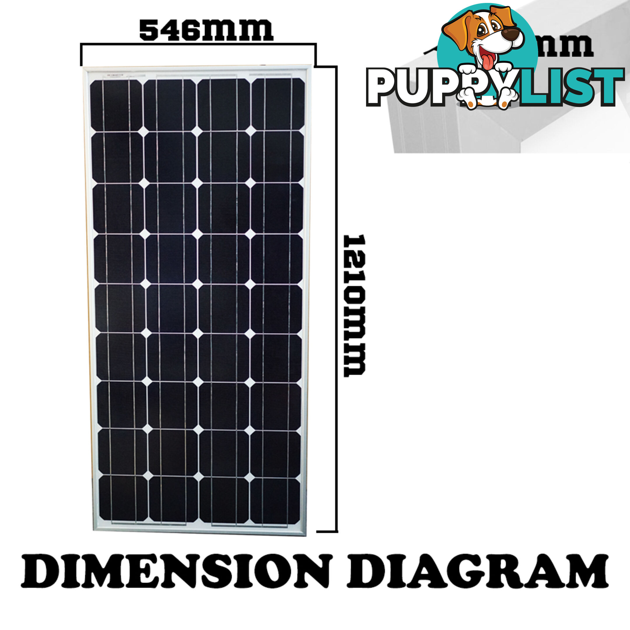 12V 100W SOLAR PANEL KIT HOME GENERATOR MONO CARAVAN CAMPING POWER CHARGING