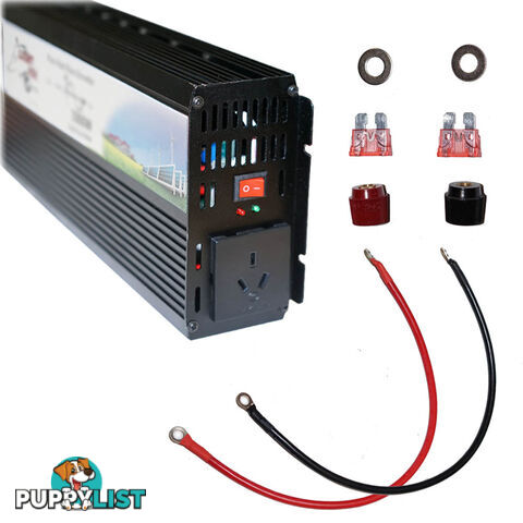 PURE SINE WAVE 1500W MAX 3000W 12V-240V POWER INVERTER CAR CARAVAN CAMPING BOAT